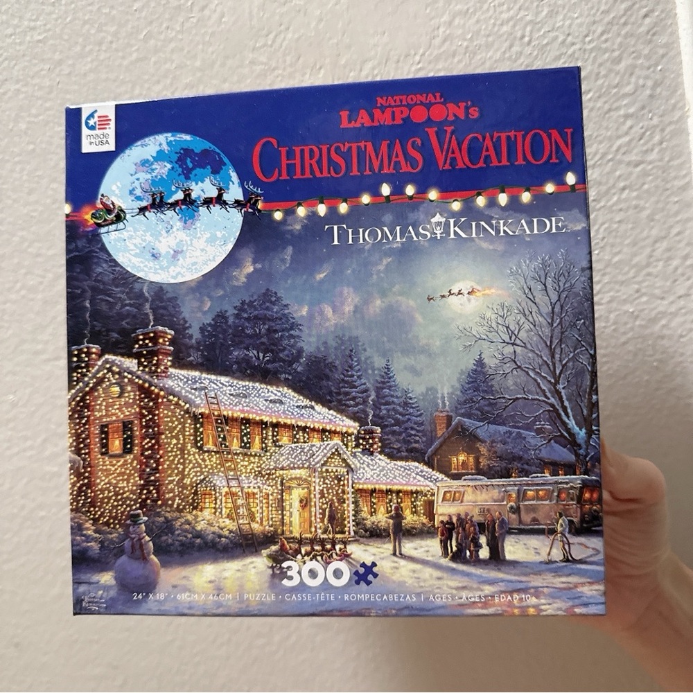Thomas Kinkade Christmas Vacation Puzzle300 pc